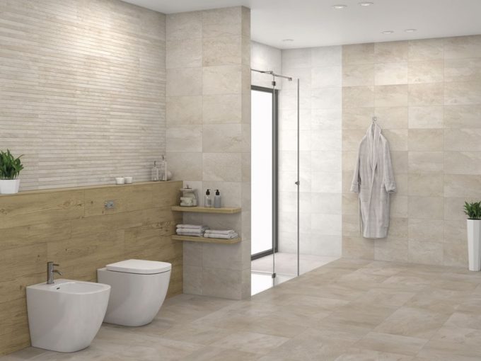 Porcelain stoneware wall/floor tiles with stone effect ROCK by Aleluia Cerâmicas